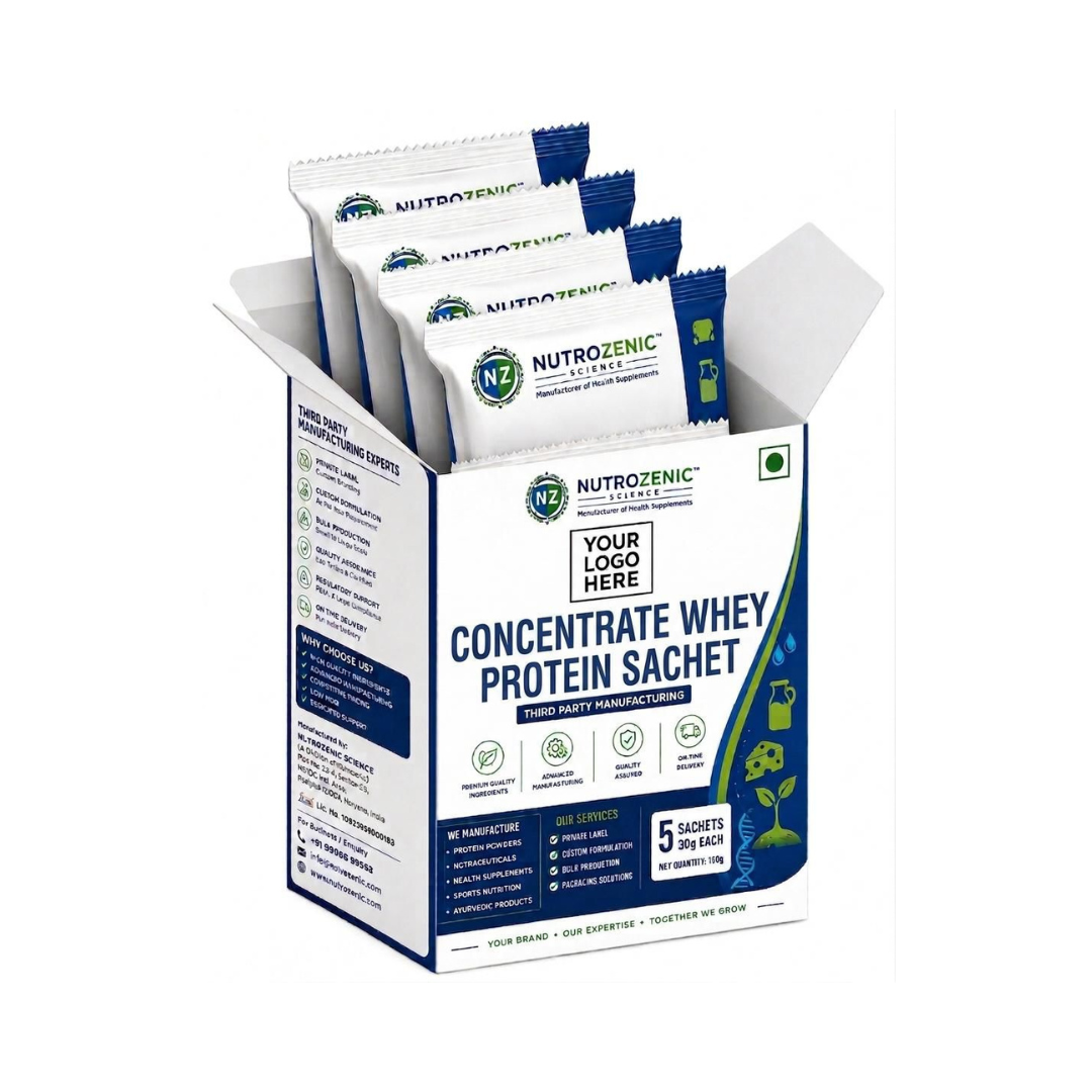 Concentrate Whey Protein Sachet